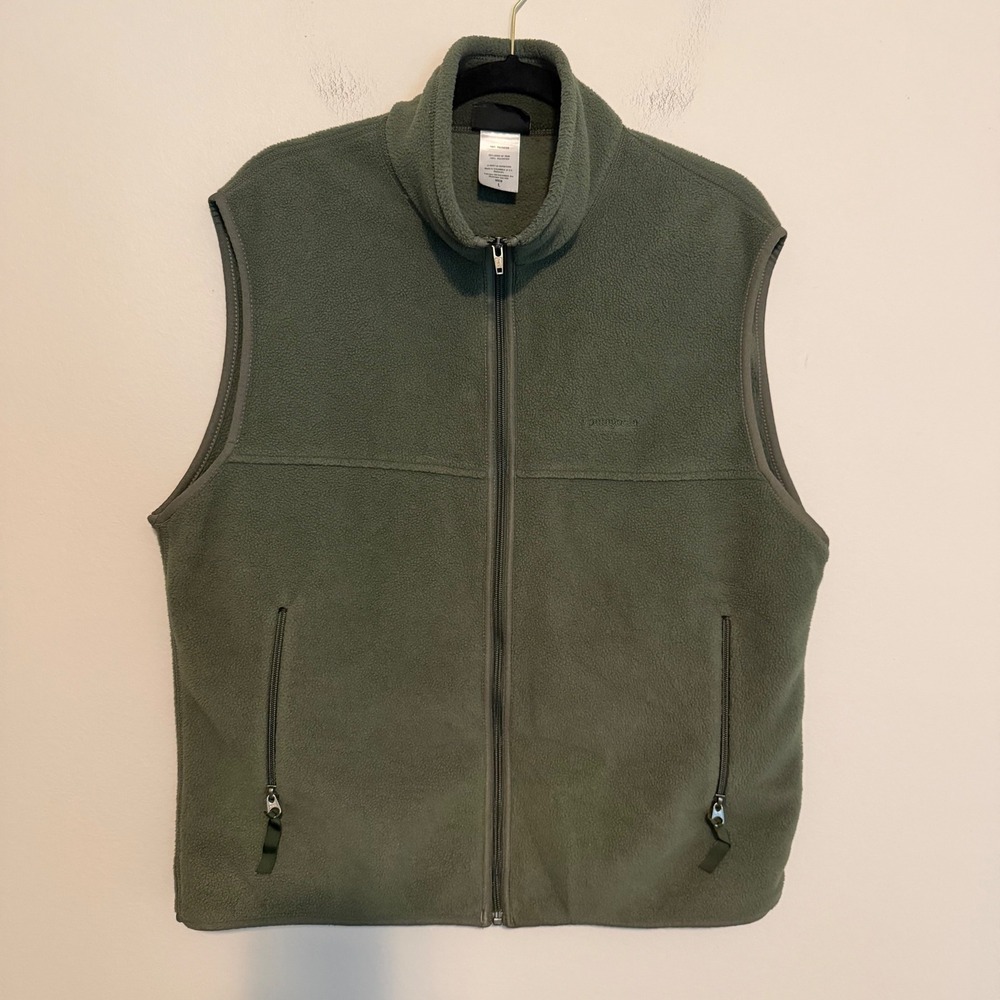 Vintage Patagonia Synchilla vest green L gorpcore outdoor hiking running